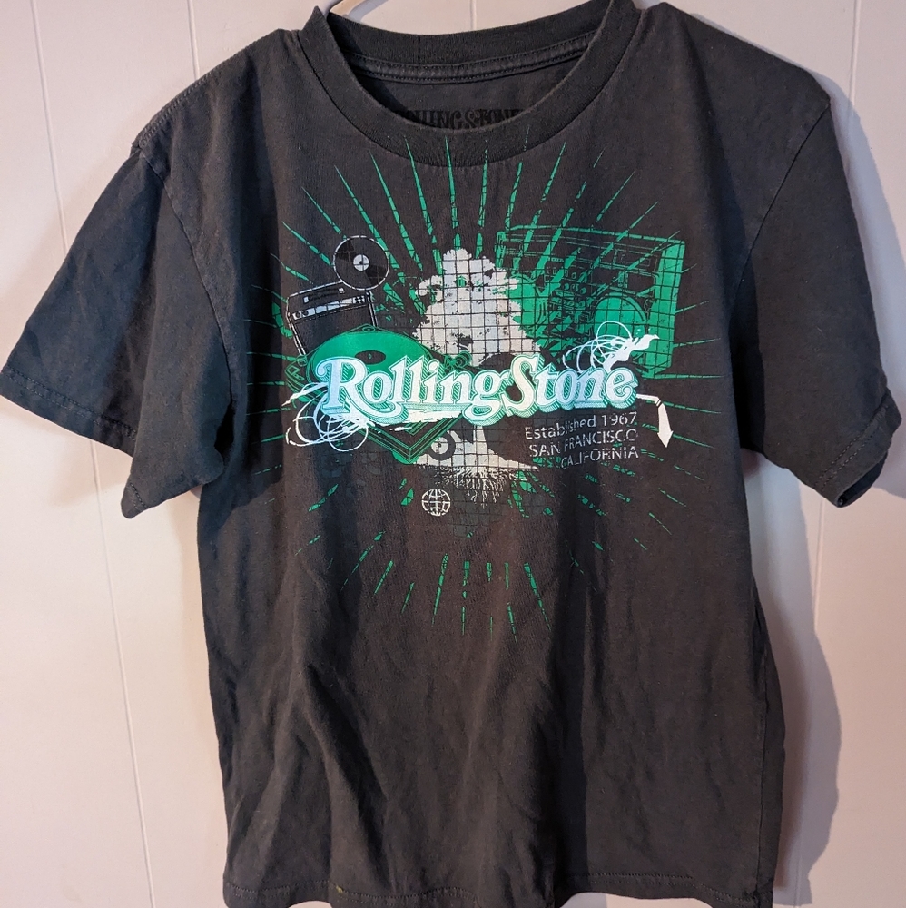 Rolling Stone Collection Magazine Adult Large T Shirt Gray